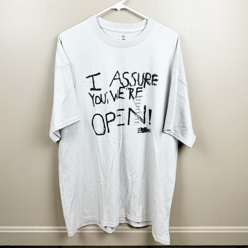 I Assure You We're Open (Clerks) Plus Size Classic T-Shirt Size 2X